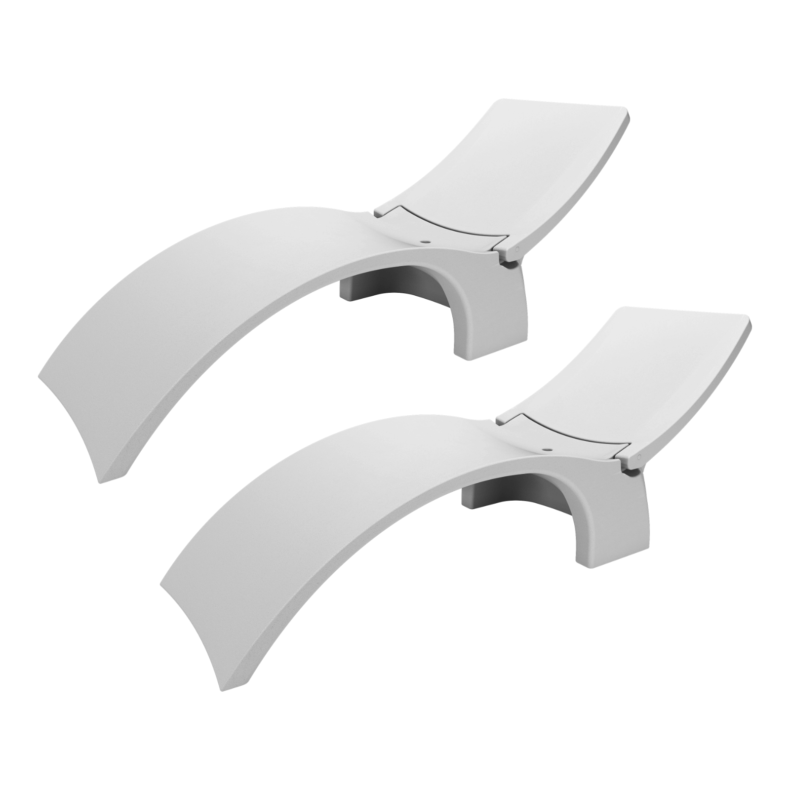 Reposera de plastico para pileta Amalfi Confort x2